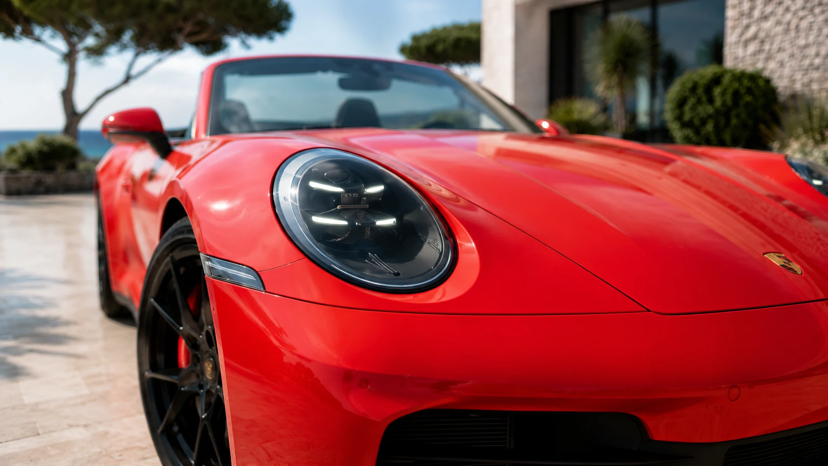 Porsche 911 Cabrio in Croatia